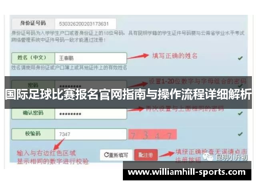 国际足球比赛报名官网指南与操作流程详细解析