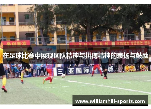 在足球比赛中展现团队精神与拼搏精神的表扬与鼓励
